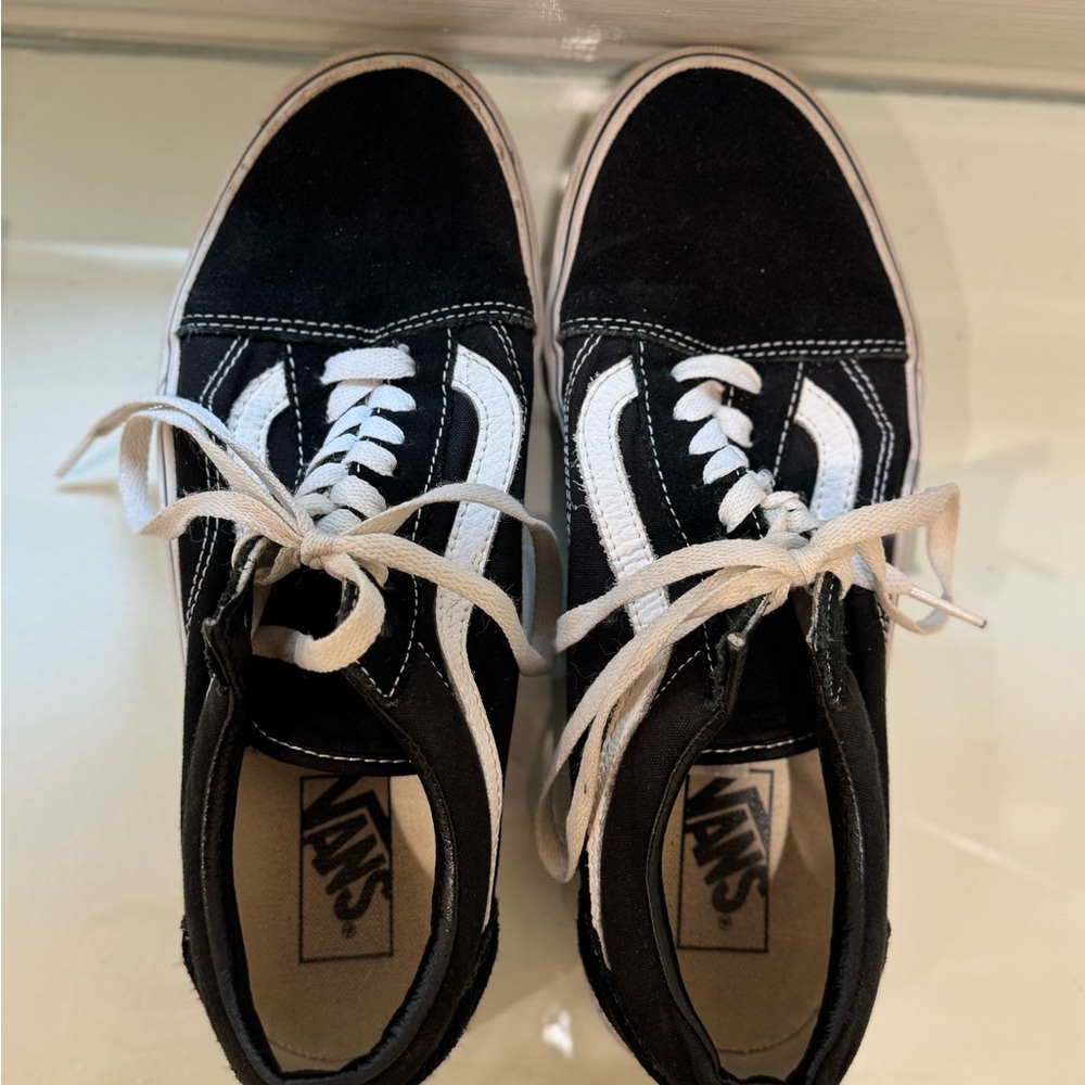 Vans Black and White Old Skool Shoes